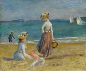 Figuras en la Playa de Pierre Auguste Renoir