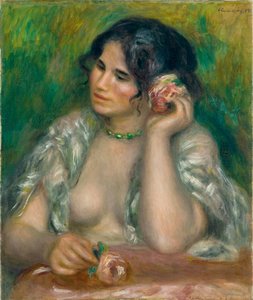 Gabrielle à la rose de Pierre Auguste Renoir