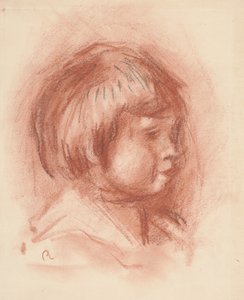 Cabeza de Niño, c.1906 de Pierre Auguste Renoir