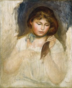 Cabeza de Gabrielle, 1895 de Pierre Auguste Renoir