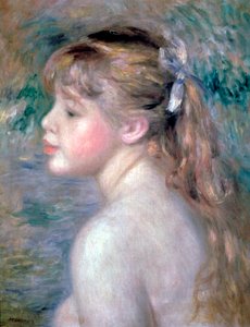 Cabeza de un niño, 1892 de Pierre Auguste Renoir