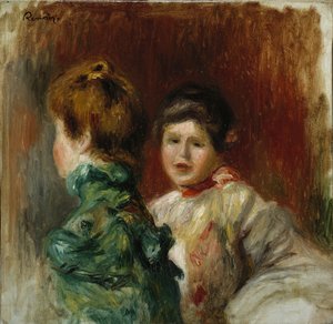 Cabezas de dos mujeres, c.1895
