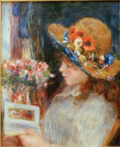Joven leyendo de Pierre Auguste Renoir