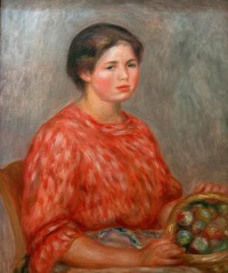 La frutera de Pierre Auguste Renoir