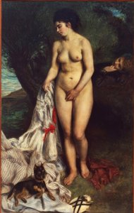La bañista con el grifo de Pierre Auguste Renoir