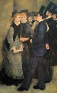 La salida del Conservatorio de Pierre Auguste Renoir