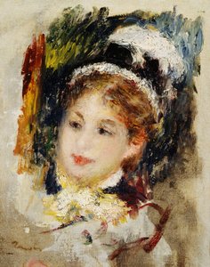 Dama en su ropa de ciudad de Pierre Auguste Renoir