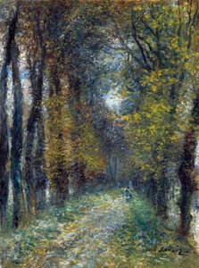 El callejón cubierto de Pierre Auguste Renoir
