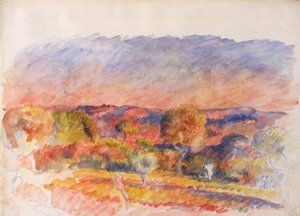 Paisaje, 1889 de Pierre Auguste Renoir