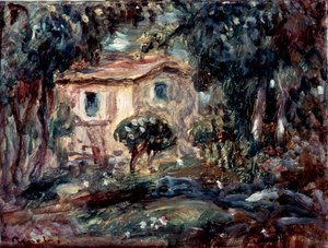 Paisaje. Le Cannet, 1902 de Pierre Auguste Renoir