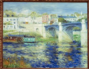 El puente de Chatou de Pierre Auguste Renoir