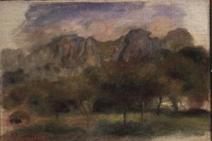 Les Alpilles de Pierre Auguste Renoir