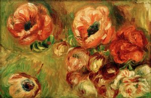 Las anémonas de Pierre Auguste Renoir