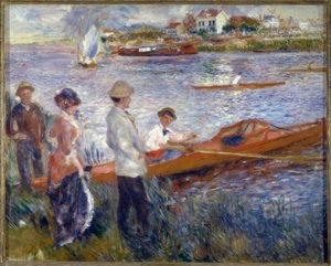 Los remeros en Chatou de Pierre Auguste Renoir