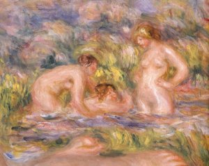 Las bañistas de Pierre Auguste Renoir