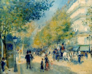 Los grandes bulevares de Pierre Auguste Renoir