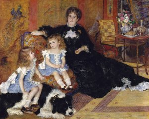 Madame Georges Charpentier Marguérite-Louise Lemonnier, 1848-1904, 1878 de Pierre Auguste Renoir