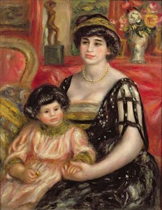 Madame Josse Bernheim-Jeune y su hijo Henry, 1910