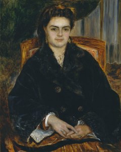 Madame Édouard Bernier Marie-Octavie-Stéphanie Laurens, 1838-1920, 1871 de Pierre Auguste Renoir