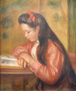 Mademoiselle Genevieve Caillebotte, la futura Madame Chardeau, c. 1895 (óleo sobre lienzo) de Pierre Auguste Renoir