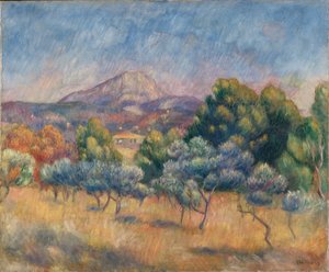 Mont Sainte-Victoire de Pierre Auguste Renoir
