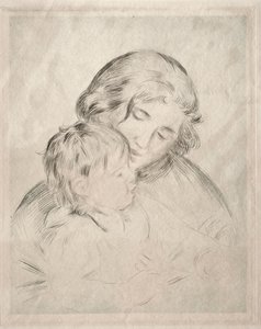 Madre e hijo, 1896 de Pierre Auguste Renoir