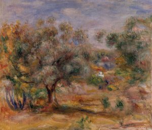 Olivo en Les Collettes, c.1910-15 (óleo sobre lienzo) de Pierre Auguste Renoir