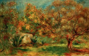 Jardín de olivos de Pierre Auguste Renoir