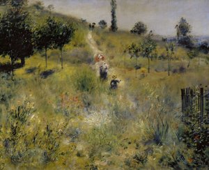 Camino que Conduce a Través de Hierba Alta de Pierre Auguste Renoir