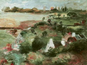 Paisaje de Bretaña de Pierre Auguste Renoir