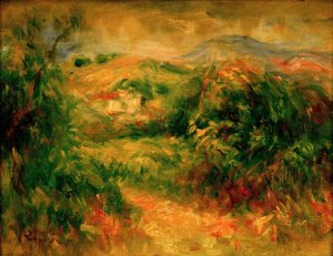 Paisaje de Cros-de-Cagnes de Pierre Auguste Renoir