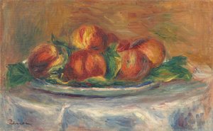 Duraznos en un plato, 1902-1905
