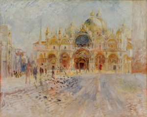 Plaza San Marcos, Venecia de Pierre Auguste Renoir
