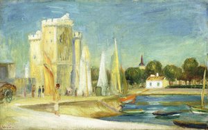 Puerto de La Rochelle, 1896 de Pierre Auguste Renoir