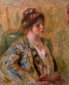 Retrato de una joven de Pierre Auguste Renoir