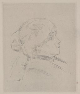 Retrato de Berthe Morisot de Pierre Auguste Renoir