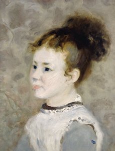 Retrato de Jeanne Sisley, 1875 de Pierre Auguste Renoir