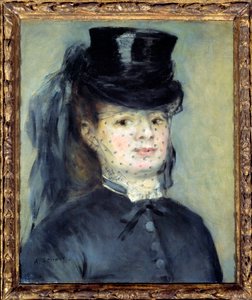 Retrato de Madame Darras, née Henriette Oudiette, esposa del Capitán Paul Darras de Pierre Auguste Renoir