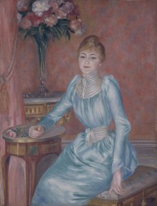 Retrato de Madame de Bonnières Henriette Arnaud-Gentil, Condesa de Bonnières de Pierre Auguste Renoir