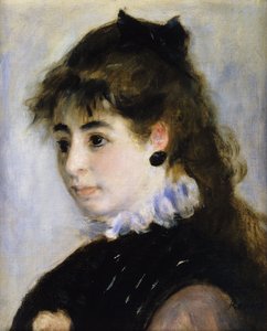 Retrato de la señorita Henriette Henriot, 1874 de Pierre Auguste Renoir