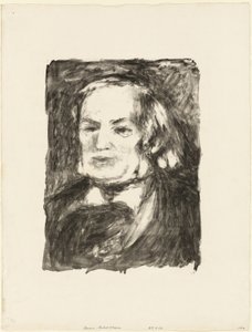 Retrato de Richard Wagner de Pierre Auguste Renoir