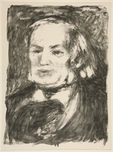 Retrato de Richard Wagner de Pierre Auguste Renoir
