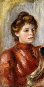 Retrato de mujer, 1891-1892 de Pierre Auguste Renoir