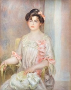 Retrato de madame Josse Bernheim-Dauberville de Pierre Auguste Renoir