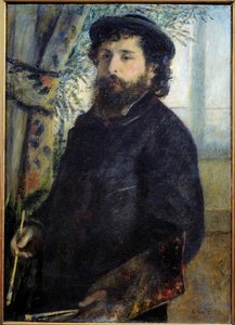 Retrato del pintor Claude Monet (1840-1926) de Pierre Auguste Renoir