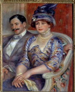 Retratos de Monsieur et Madame Bernheim de Villers de Pierre Auguste Renoir
