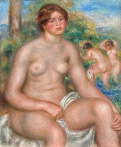 Bañista sentado de Pierre Auguste Renoir