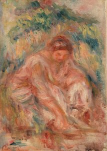 Bosquejo de una mujer de Pierre Auguste Renoir