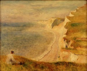 Acantilado en Pourville de Pierre Auguste Renoir