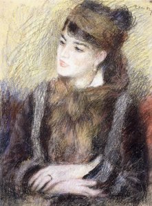 Estudio de una Mujer de Pierre Auguste Renoir